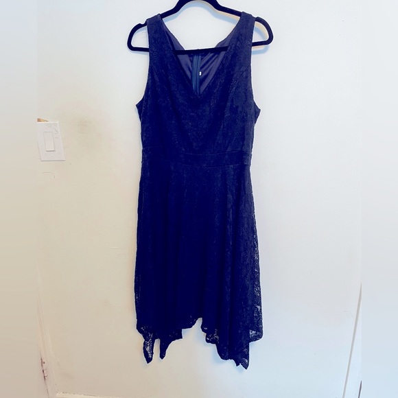 Woman 2X lace sleeveless dress never worn no name on it.  Very nice - Picture 1 of 3